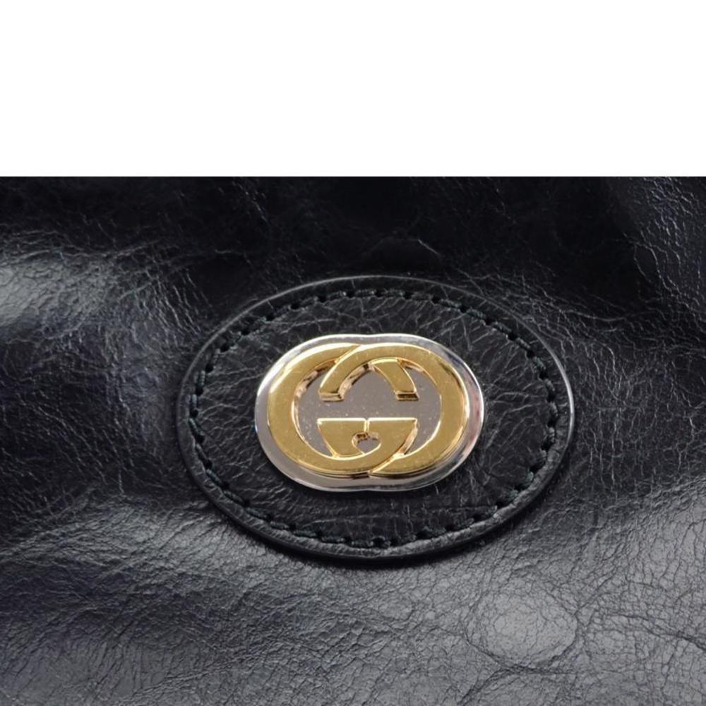 Gucci Black Leather Medium Backpack - image 7
